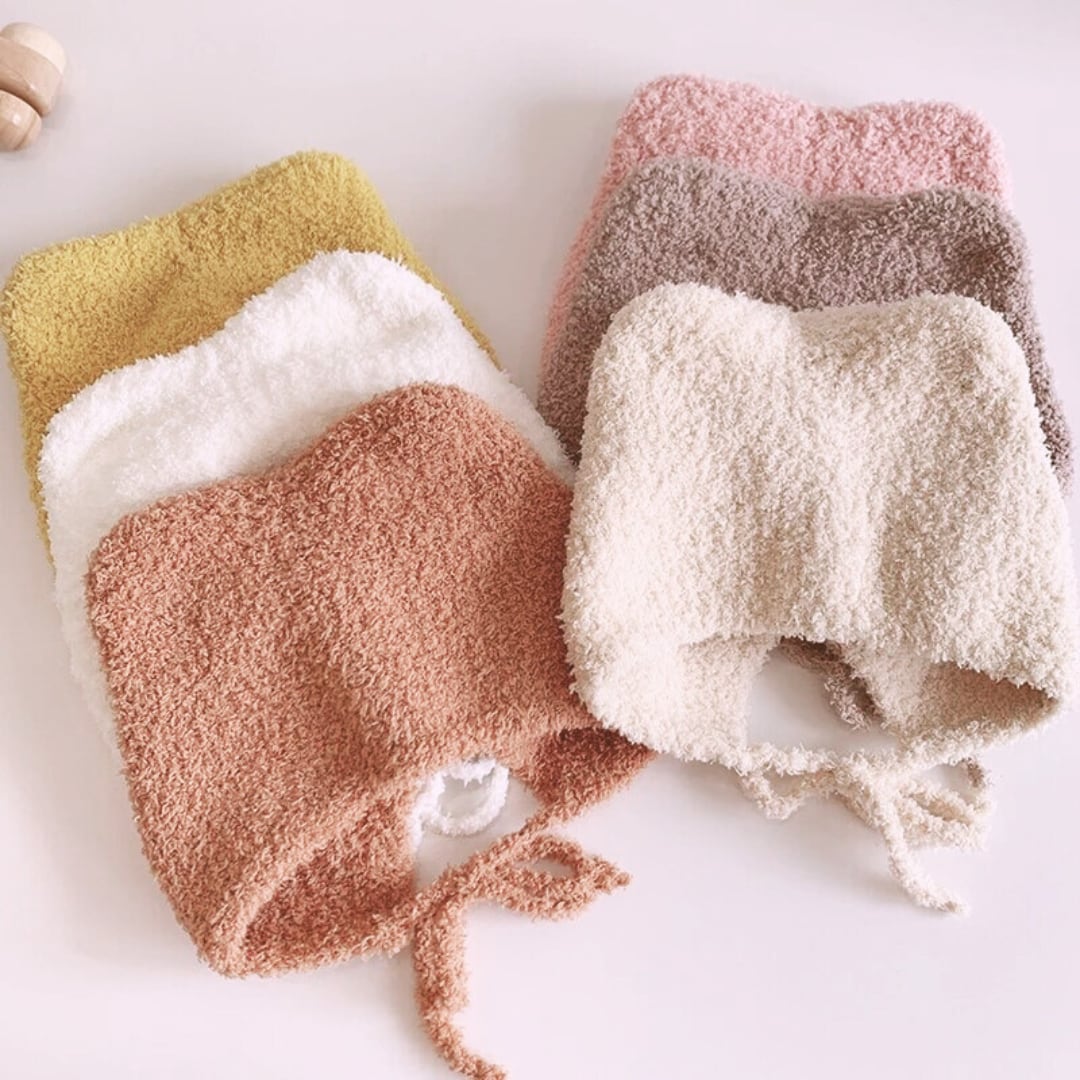 Kuschelige Baby Wintermütze mit Ohrenklappen – Wärmt sanft und sieht süß aus