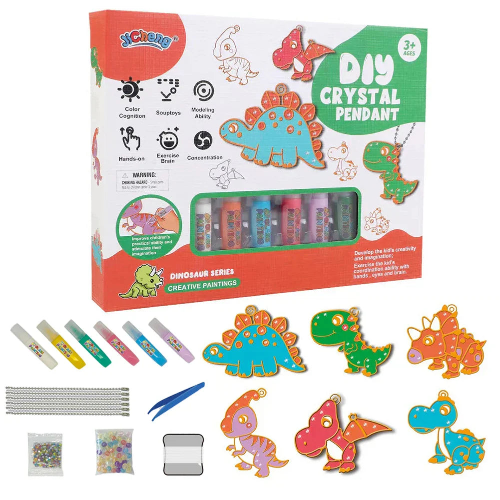 „DIY Weihnachts-Anhänger Set – Kreatives Basteln und Malen für Kinder mit festlichen Motiven
