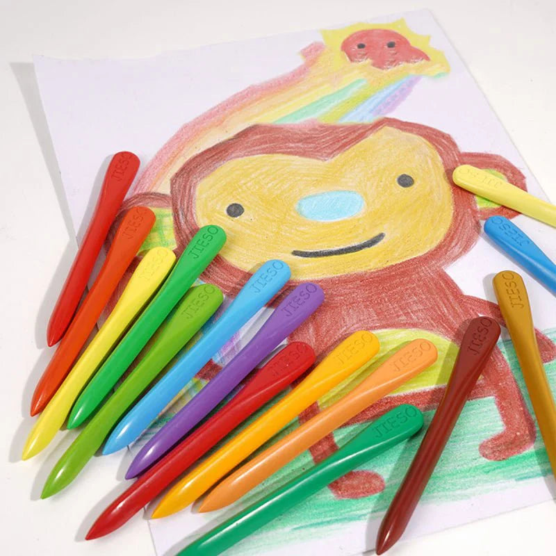 Umweltfreundliche Bunte Wachsmalstifte für Kinder
