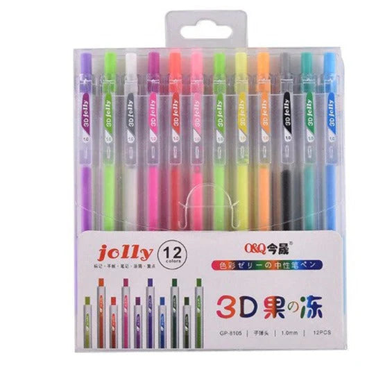 Buntes Gelstift-Set für kreative 3D-Malerei und Kunstprojekte
