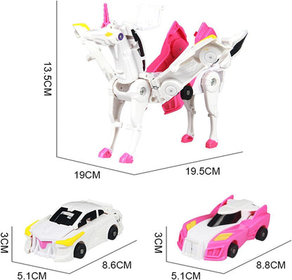 Magisches Einhorn-Transformer Auto – Verwandlungsspaß für Kinder