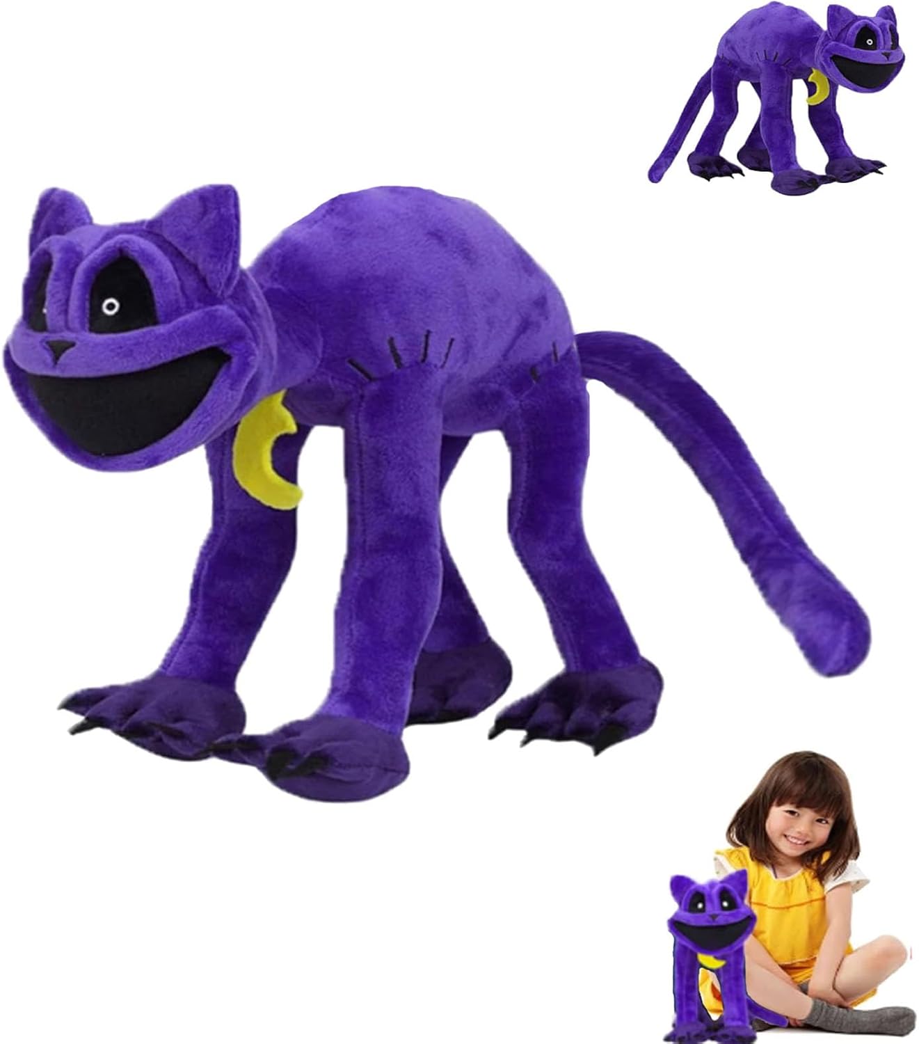 Kuschelige Katzenplüschfigur – Weiches Stofftier zum Schmusen und Spielen