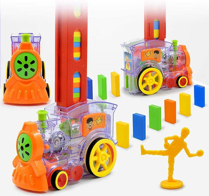 Automatische Domino-Lok – Perfekte Reihen für unvergesslichen Spaß