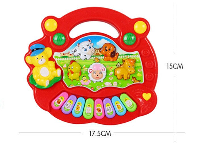 Musikalisches Tiervergnügen – Kinder Keyboard mit lustigen Geräuschen