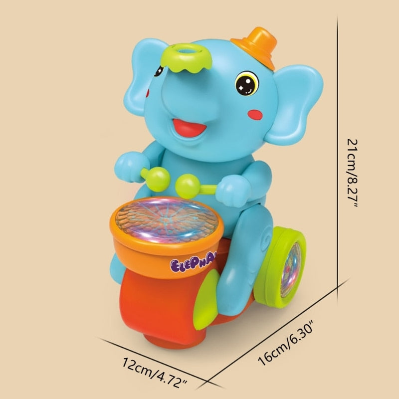 Spaßiger Trommel-Elefant – Musikspielzeug für Kinder mit lustigen Geräuschen