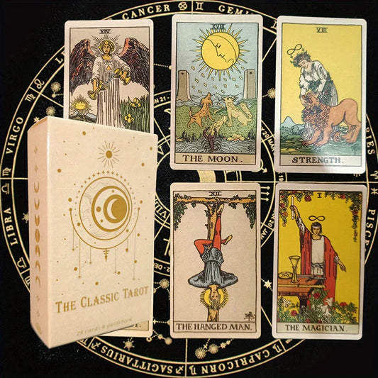 Authentisches Tarotkarten-Set – 78 Karten für spirituelle Einsichten und Selbstreflexion