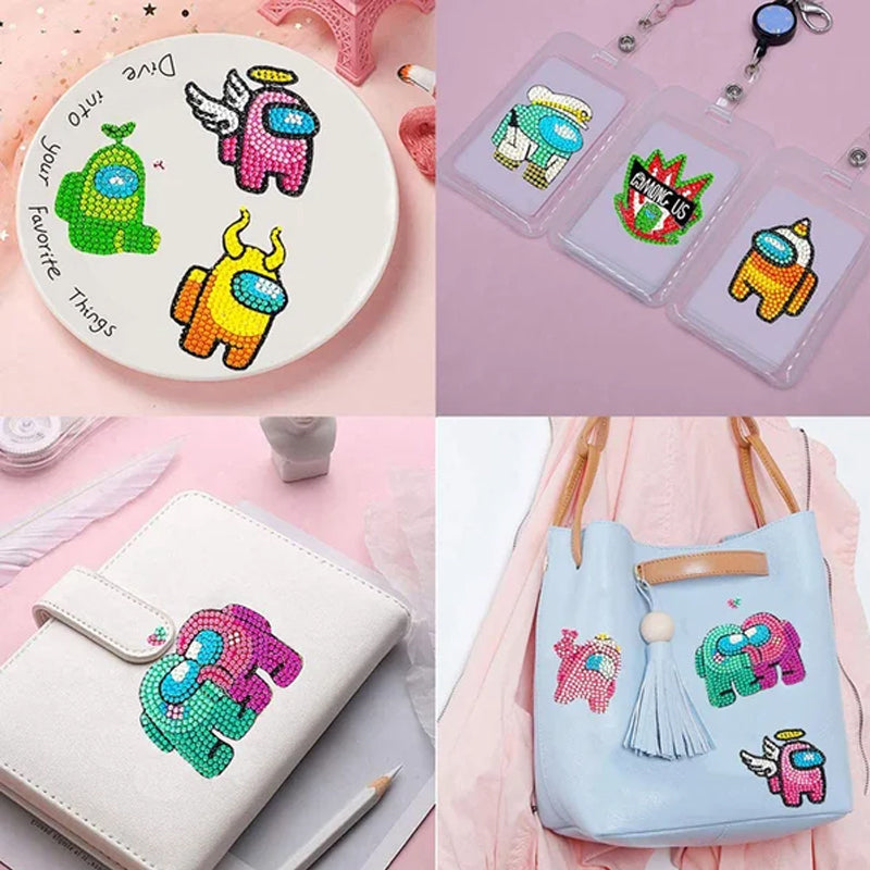 Kreatives Diamant-Mosaik Sticker-Set für Erwachsene und Kinder