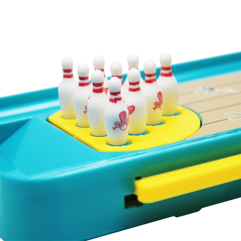 Mini-Frosch-Bowling – Spielerisches Geschick für die ganze Familie