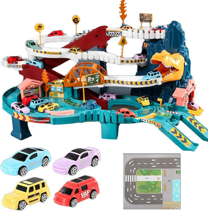 Dinosaurier Abenteuer-Spielset mit Fahrzeug