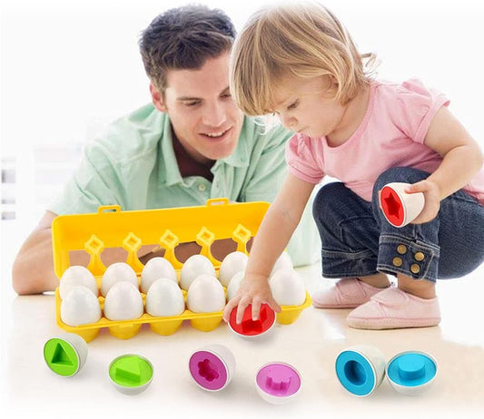 Buntes Lern-Eier-Set für Kinder