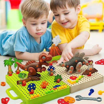 Spaßiges Schrauben – Dinosaurier Konstruktionsset für Kinder