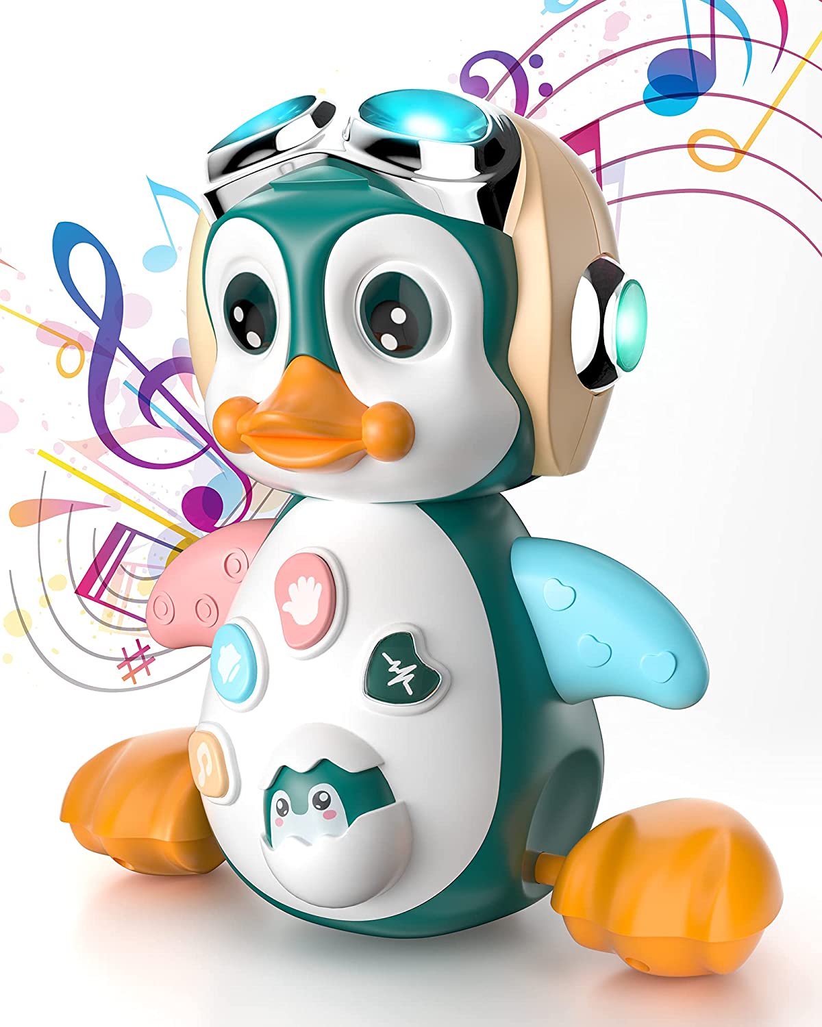 Tanzender und Singender Pinguin Spielzeug – Interaktives Lernspielzeug für Kinder