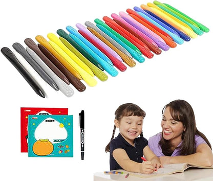 Umweltfreundliche Bunte Wachsmalstifte für Kinder