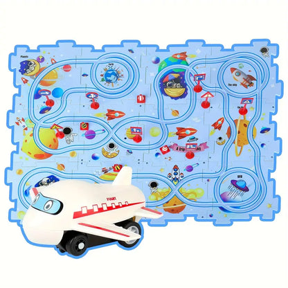 Kreative Puzzle Bahn Bausteine Set