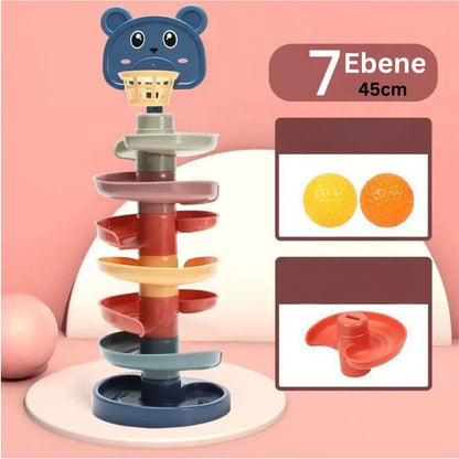 Bunter Montessori Ball Turm für Kinder