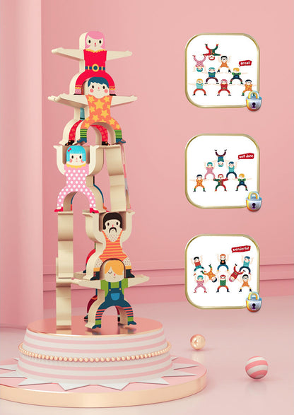 Förderndes Stapelspiel für kreative Kinder