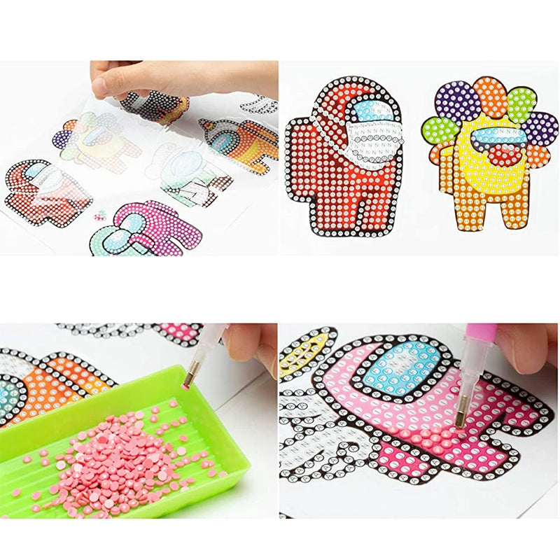 Kreatives Diamant-Mosaik Sticker-Set für Erwachsene und Kinder