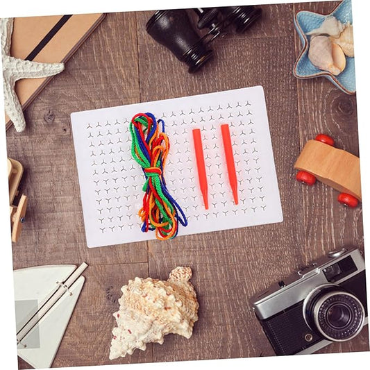 Buntes DIY-Stickset für Kinder – Kreatives Handarbeitsset zum Sticken & Gestalten