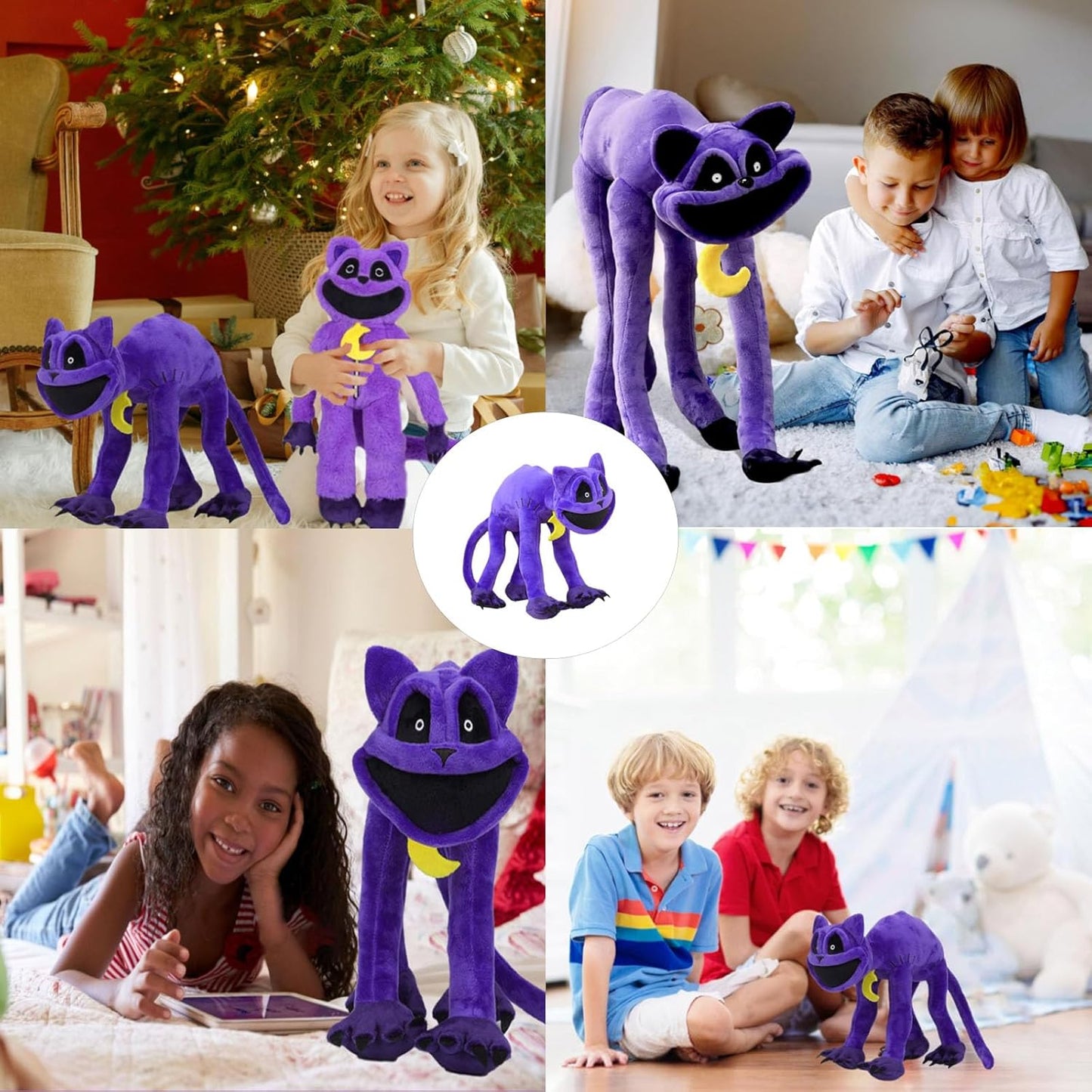 Kuschelige Katzenplüschfigur – Weiches Stofftier zum Schmusen und Spielen
