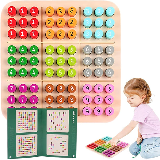 Herausfordernder Denksport – 3D-Holz-Sudoku