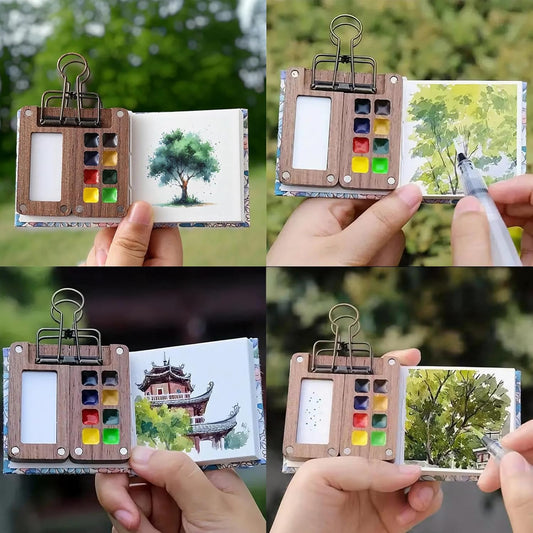 Kreativ-Set für unterwegs – Mini Malset