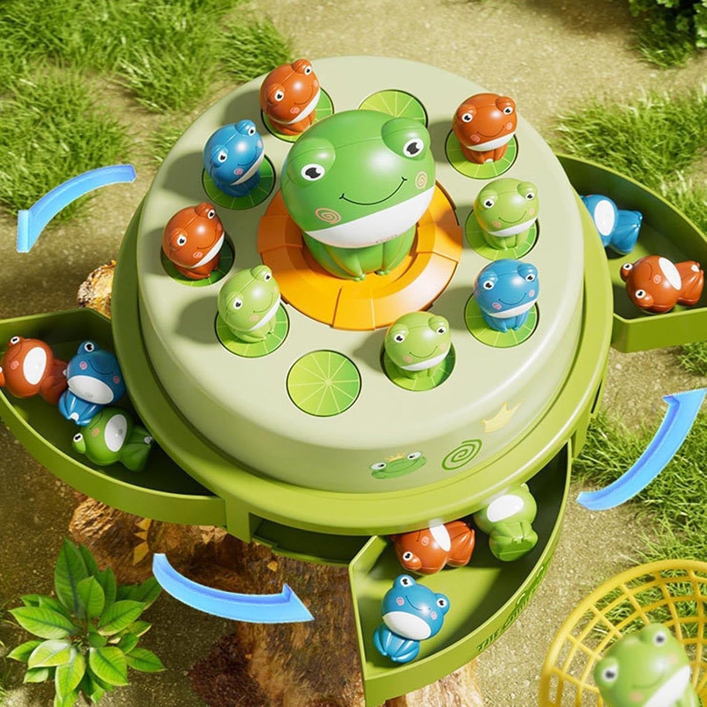Spaßiger Frosch-Jagd – Musik- und Fangspiel für Kinder
