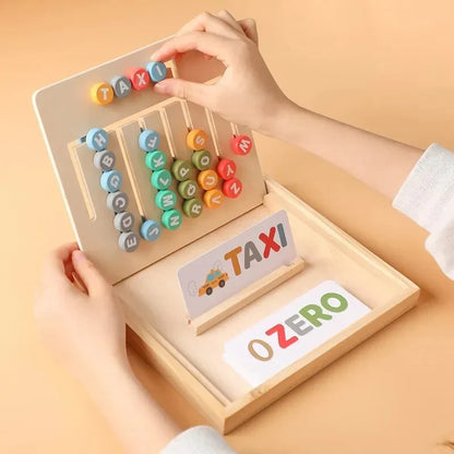 Wortspiel-Spaß – Pädagogisches Holz-Buchstabenspiel für Kinder