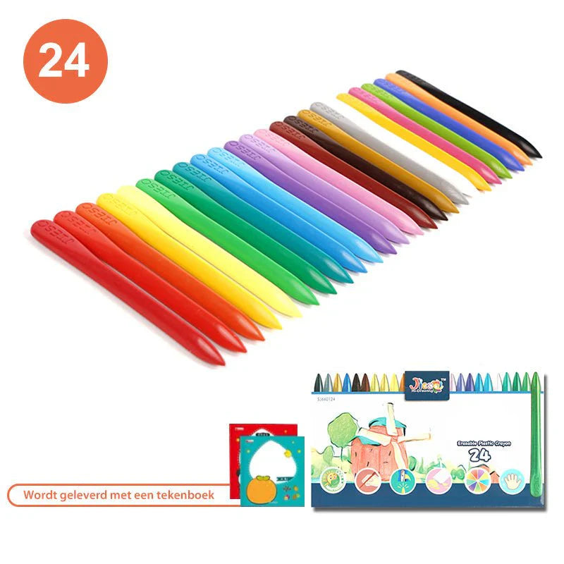 Umweltfreundliche Bunte Wachsmalstifte für Kinder