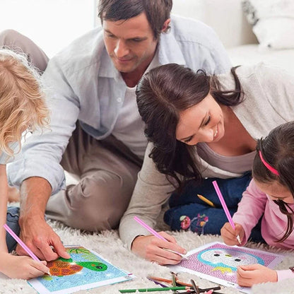 Kreatives Diamant-Mosaik Sticker-Set für Erwachsene und Kinder