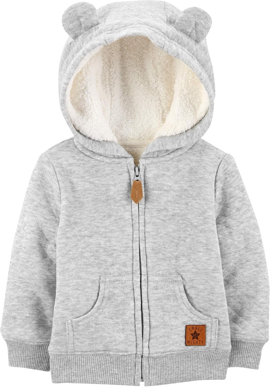 Gefütterter Baby-Pullover mit Kapuze – Warm und Bequem für Kalte Tage