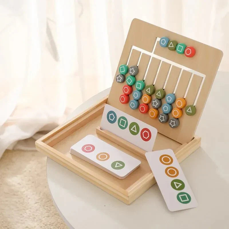 Wortspiel-Spaß – Pädagogisches Holz-Buchstabenspiel für Kinder
