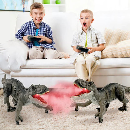 Fernsteuerbarer Dinosaurier mit Nebelfunktion für Kinder