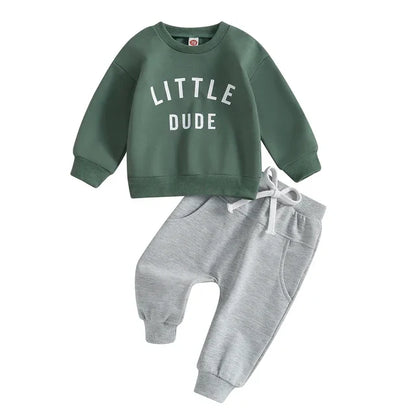 Stylisches 'Little Dude' Baumwoll-Set für Kinder