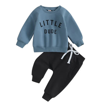 Stylisches 'Little Dude' Baumwoll-Set für Kinder