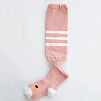 Niedliche Baby-Kniestrümpfe mit Tiermotiven – Weiche Strümpfe für Kinder in charmanten Designs