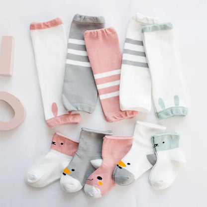 Niedliche Baby-Kniestrümpfe mit Tiermotiven – Weiche Strümpfe für Kinder in charmanten Designs
