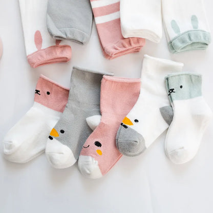 Niedliche Baby-Kniestrümpfe mit Tiermotiven – Weiche Strümpfe für Kinder in charmanten Designs
