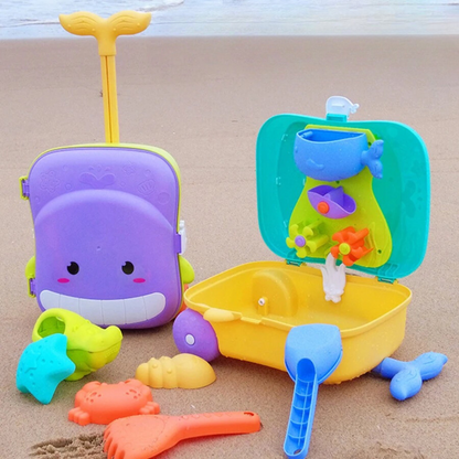 StrandTrolley – Alles-in-Einem Spielzeugwagen für Kinder am Strand