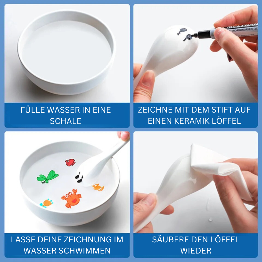 Magische Wasserstifte für kreative Zeichnungen (12 Stück)