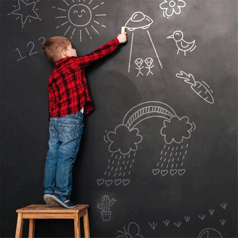 Kreidetafel für Wand und Möbel – Selbstklebende Tafelfolie