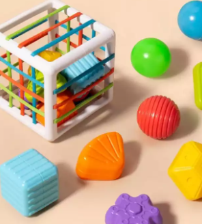Lernspielzeug Sortierwürfel für Kinder