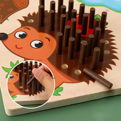 Sensorisches Igel Lernspiel für die Frühförderung