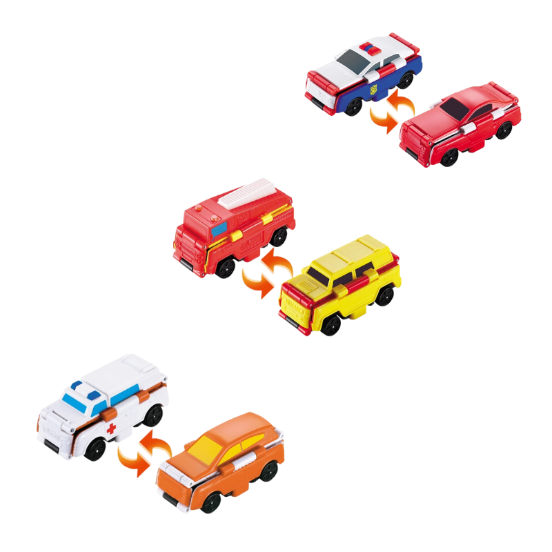 Kreatives Spielauto mit Beidseitigem Design