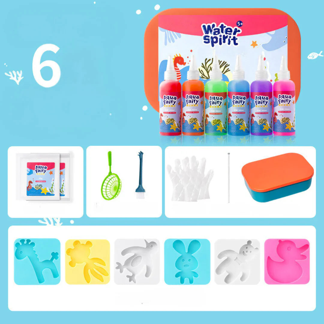 AquaZauber – Kreatives Wasser-Gel Bastelset für Kinder