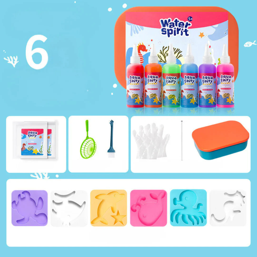 AquaZauber – Kreatives Wasser-Gel Bastelset für Kinder