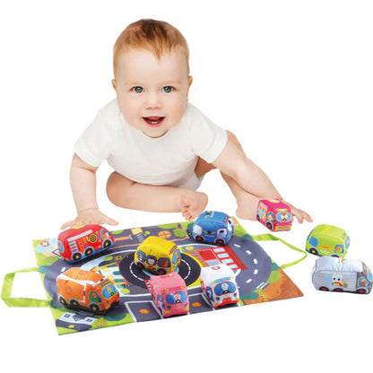 Kuschelige Baby-Spielautos – Ideal für kleine Entdecker