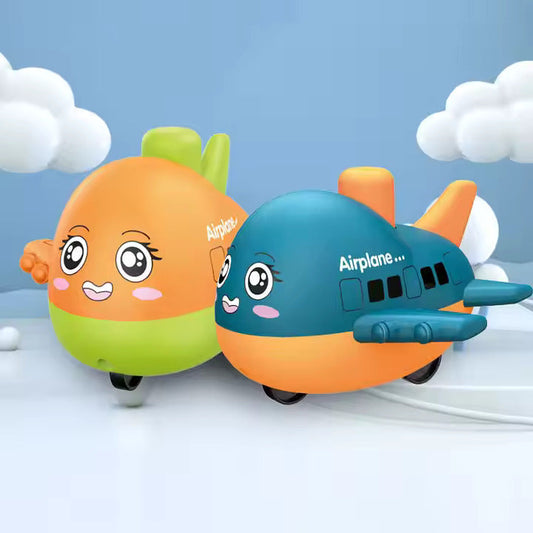 Flugspaß für Kinder – Drück & Fahr Spielzeug-Flugzeug