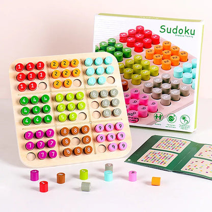 Herausfordernder Denksport – 3D-Holz-Sudoku