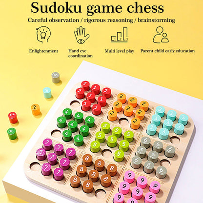 Herausfordernder Denksport – 3D-Holz-Sudoku