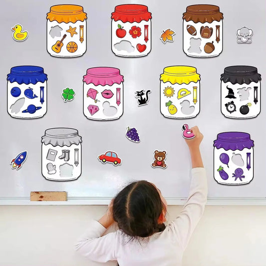 Farberkennungs Magnetisches Sortierset für Kinder